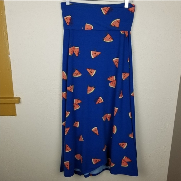 LuLaRoe Dresses & Skirts - Lularoe| watermelon print maxi skirt